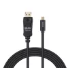 Lindy 2 m USB Type-C - DisplayPort 4K60 -sovitinjohto HDR-tuella
