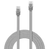 Lindy 5 m Cat.6 U/UTP litteä verkkokaapeli, harmaa, 5 m, Cat6, RJ-45, RJ-45, harmaa