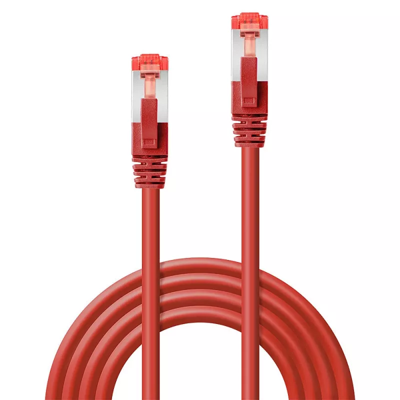 Lindy 47738 verkkokaapeli punainen 10 m Cat6 S/FTP (S-STP)