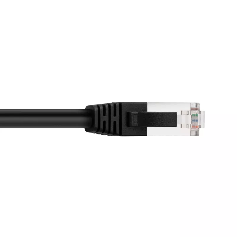 Lindy 0,2 m RJ-45 Cat.6A Break-Away -adapteri, 0,2 m, Cat6a, RJ-45, RJ-45, musta, punainen