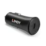Lindy yhden portin USB Type-C PD autolaturi, 27 W, auto, savukkeensytytin, 12 V, 3 A, musta