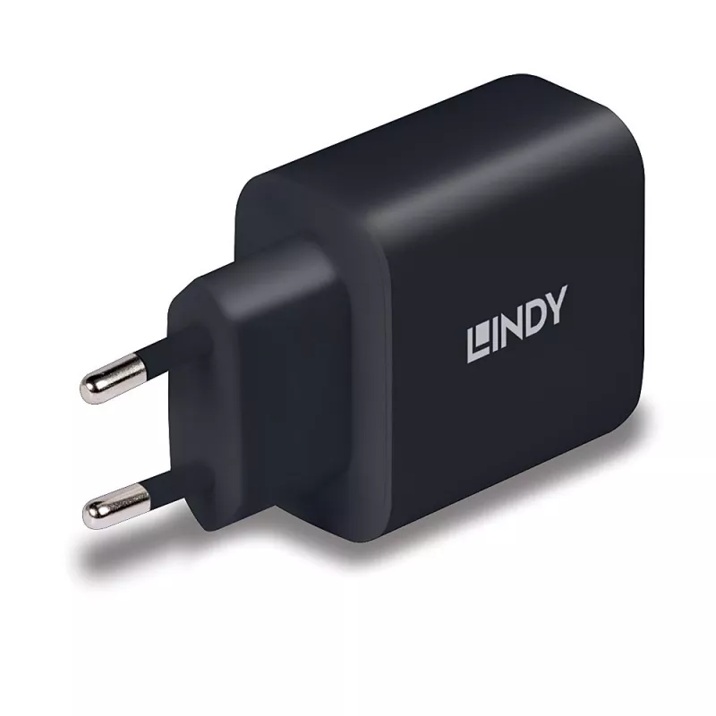 Lindy 73426 mobiililaturi yleislaturi musta AC pikalataus sisäkäyttöön