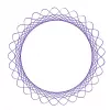 Lasten spirografi Ravensburger 297740, mukana sapluuna ja 2 kynää, monivärinen, yli 6-vuotiaille lapsille
