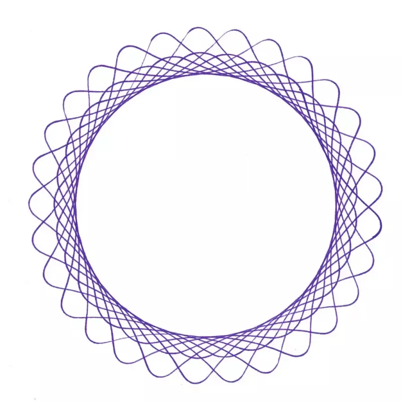 Lasten spirografi Ravensburger 297740, mukana sapluuna ja 2 kynää, monivärinen, yli 6-vuotiaille lapsille