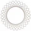 Lasten spirografi Ravensburger 297740, mukana sapluuna ja 2 kynää, monivärinen, yli 6-vuotiaille lapsille