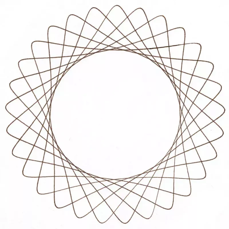Lasten spirografi Ravensburger 297740, mukana sapluuna ja 2 kynää, monivärinen, yli 6-vuotiaille lapsille