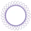 Lasten spirografi Ravensburger 297740, mukana sapluuna ja 2 kynää, monivärinen, yli 6-vuotiaille lapsille