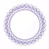 Lasten spirografi Ravensburger 297740, mukana sapluuna ja 2 kynää, monivärinen, yli 6-vuotiaille lapsille