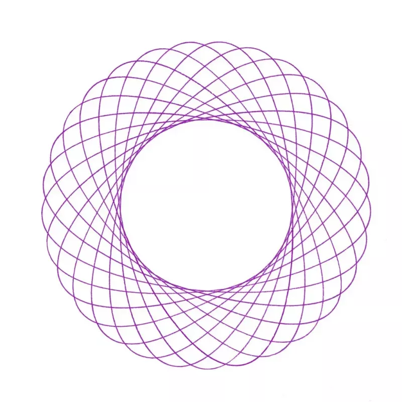Lasten spirografi Ravensburger 297740, mukana sapluuna ja 2 kynää, monivärinen, yli 6-vuotiaille lapsille