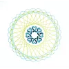 Lasten spirografi Ravensburger 297740, mukana sapluuna ja 2 kynää, monivärinen, yli 6-vuotiaille lapsille
