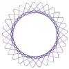 Lasten spirografi Ravensburger 297740, mukana sapluuna ja 2 kynää, monivärinen, yli 6-vuotiaille lapsille