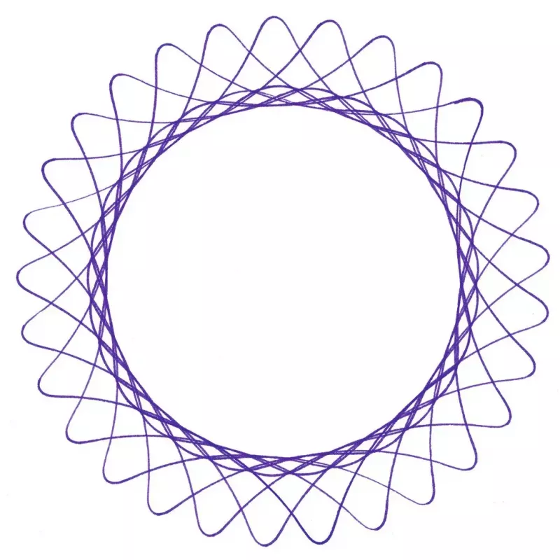 Lasten spirografi Ravensburger 297740, mukana sapluuna ja 2 kynää, monivärinen, yli 6-vuotiaille lapsille