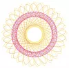 Lasten spirografi Ravensburger 297740, mukana sapluuna ja 2 kynää, monivärinen, yli 6-vuotiaille lapsille