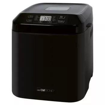 Leipäkone CLATRONIC BBA 3774 550W – 3 L:n vuoka, jopa 1,5 kg:n leipä, 12 ohjelmaa, LCD-ajastin