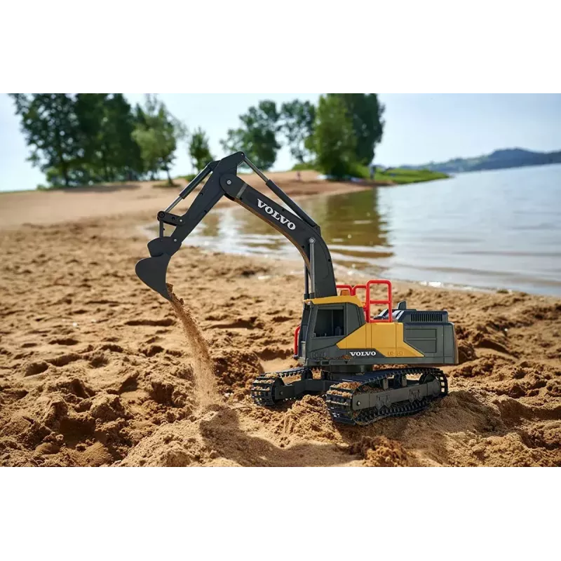 RC-kaivinkone Dickie Volvo Mining 2,4 GHz kauko-ohjattava rakennusmalli