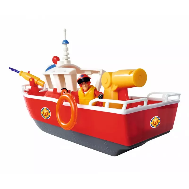 Lelupalopelivene Simba-Dickie Fireman Sam Titan Fireboat, ajoneuvoleikkisetti