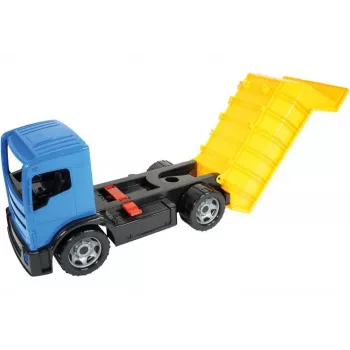 Kuorma-auto Lena GIGA TRUCKS kippiauto sininen punainen assorted