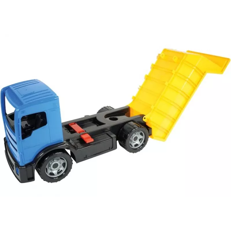 Kuorma-auto Lena GIGA TRUCKS kippiauto sininen punainen assorted