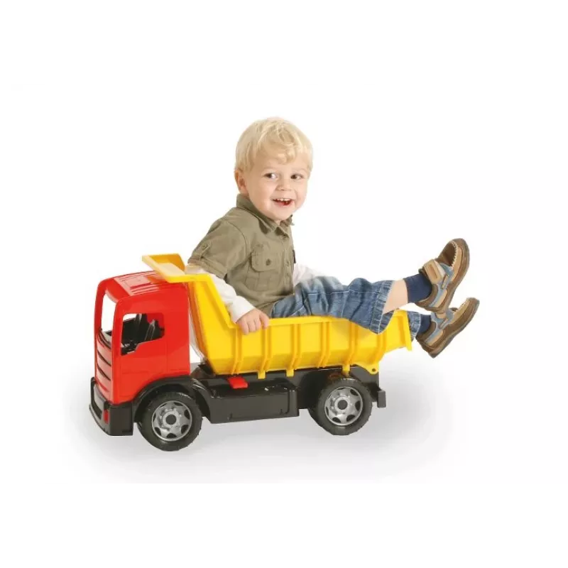 Kuorma-auto Lena GIGA TRUCKS kippiauto sininen punainen assorted