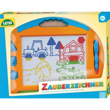Magneettinen piirustustaulu lapsille Simm Spielwaren Colour magic piirustustaulu iso