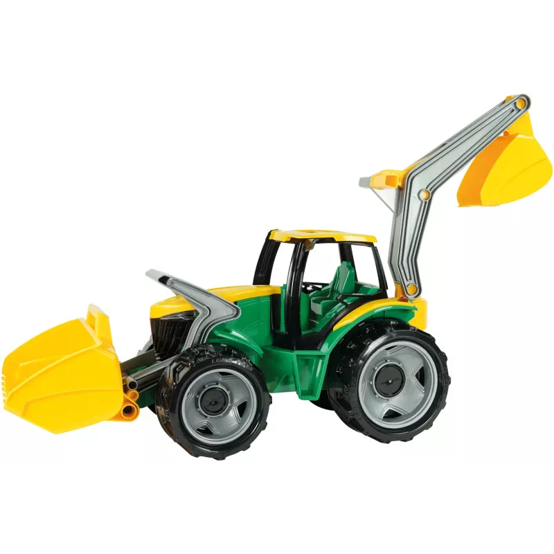 Traktori Lena GIGA TRUCKS ZL-02080 etukuormaajalla & kaivinkoneella