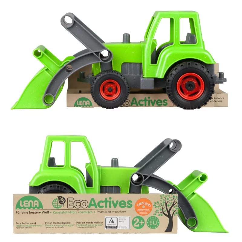 Traktori Lena EcoActives 04213 monivärinen muovi puu 2+