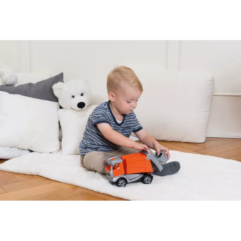 Lena Truckies jäteauto, kuorma-auto, 2 vuosi/vuotta, muovi, harmaa, oranssi
