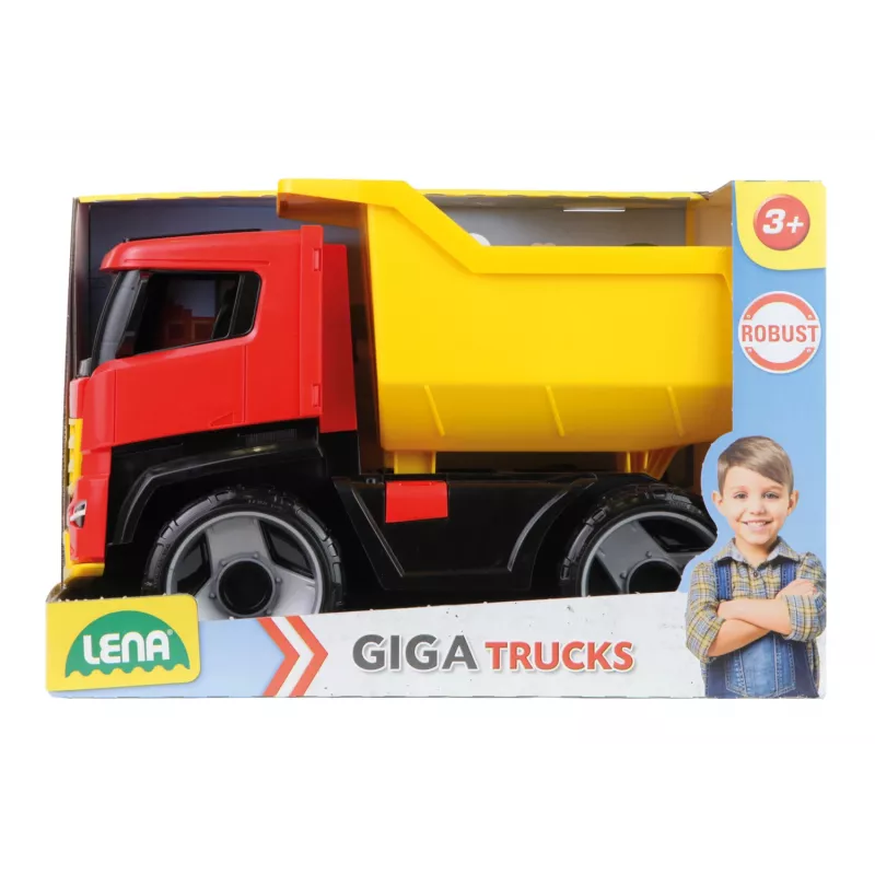 Lena GIGA TRUCKS kippiauto Titan, kuorma-auto, 3 vuotta, muovi, monivärinen