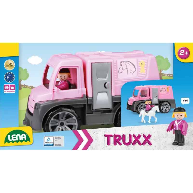 Lena TRUXX kuorma-auto hevosvaunut tarvikkeilla