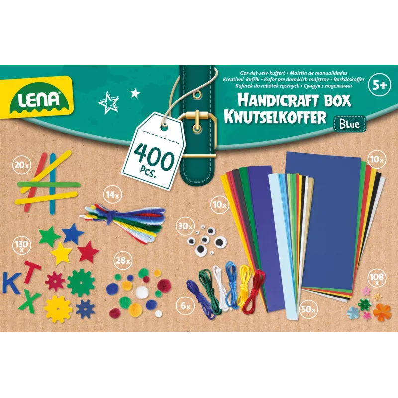 Lena SM42715 lasten askartelusetti monivärinen yli 5-vuotiaille