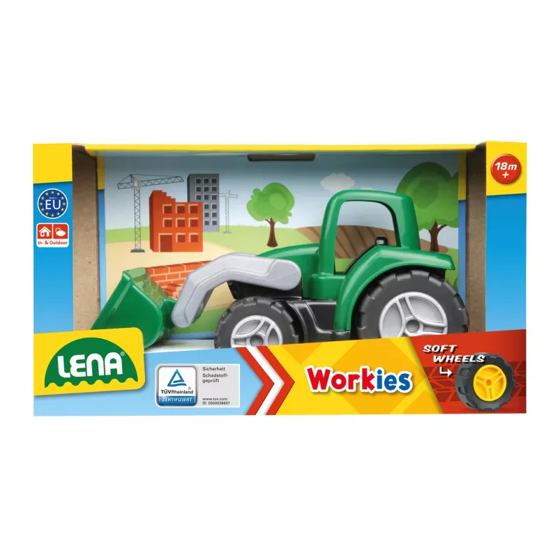 LENA Workies 01263 lelutraktori kauhalla