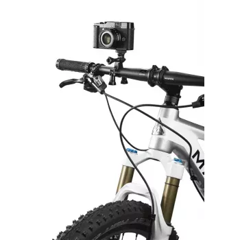 Cullmann Cross CX126 musta 1/4 tuuman kierre yhteensopiva GoPro kanssa