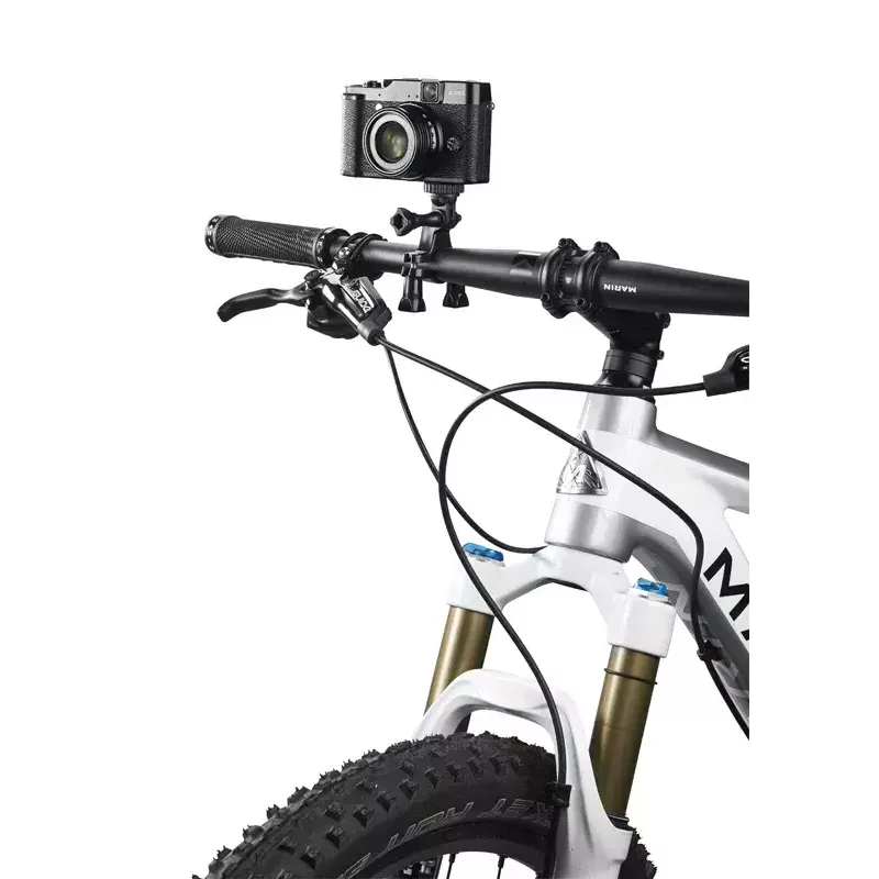 Cullmann Cross CX126 musta 1/4 tuuman kierre yhteensopiva GoPro kanssa