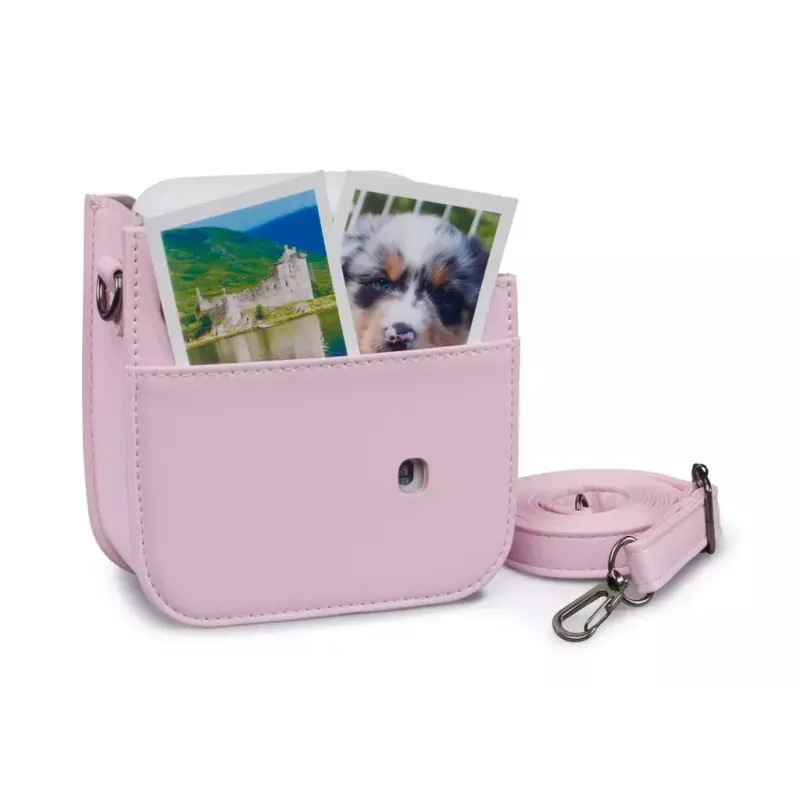 Cullmann RIO Fit 120 kotelokuori pinkki Fujifilm Instax mini 12