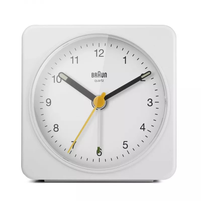 Braun BC03W kvarts herätyskello valkoinen