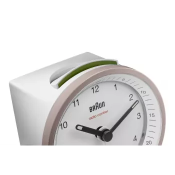Braun BC07 kvarts herätyskello pinkki, valkoinen