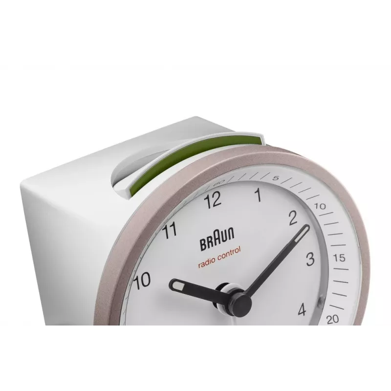 Braun BC07 kvarts herätyskello pinkki, valkoinen