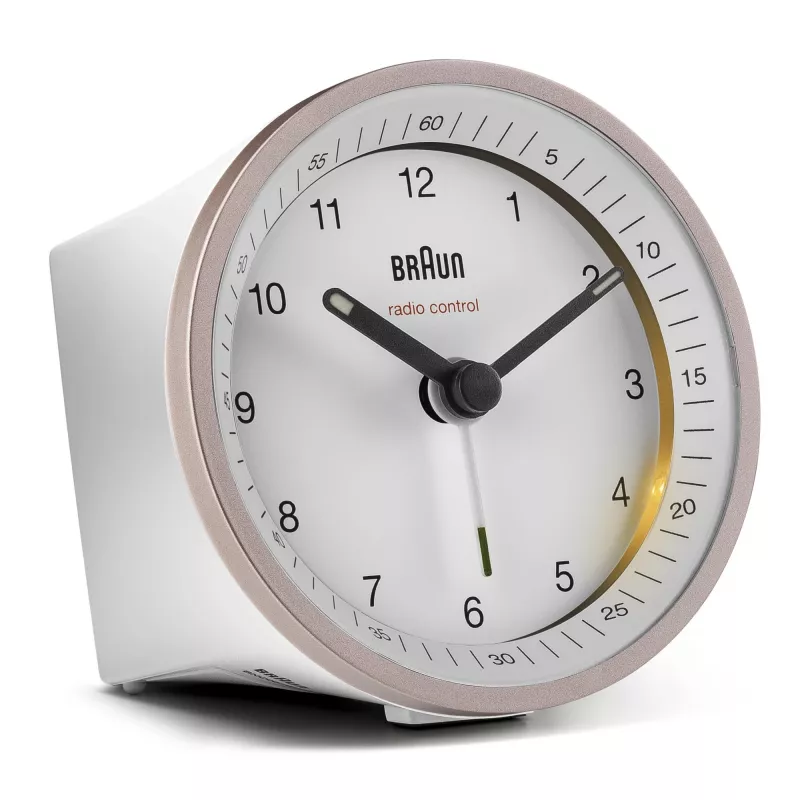 Braun BC07 kvarts herätyskello pinkki, valkoinen