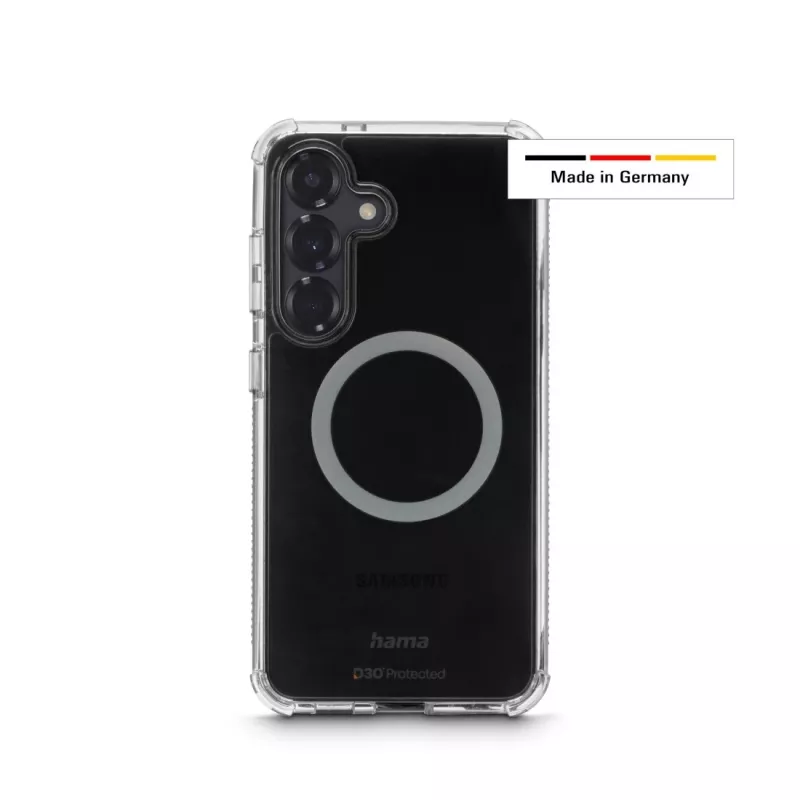 Hama Extreme Protect puhelinkotelo Samsung Galaxy S25 FE:lle, 17 cm (6,7 tuumaa), läpinäkyvä