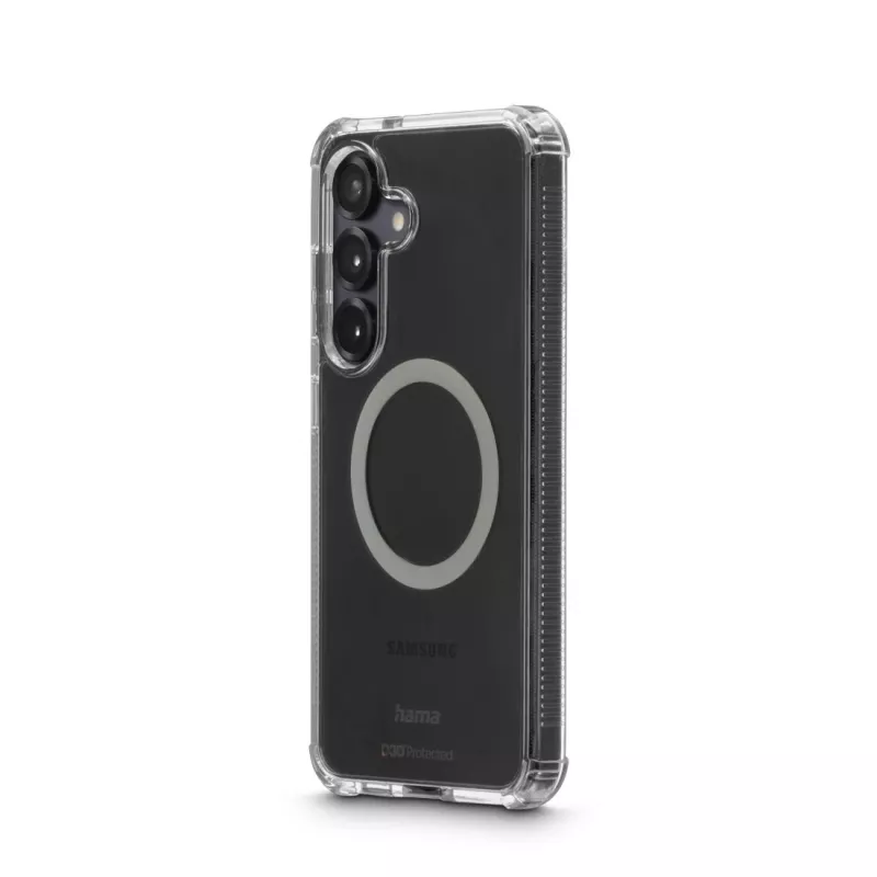 Hama Extreme Protect puhelinkotelo Samsung Galaxy S25 FE:lle, 17 cm (6,7 tuumaa), läpinäkyvä