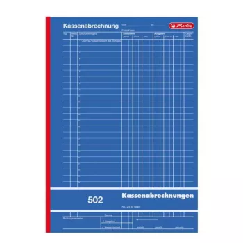 Kirjanpitolomakekirja Herlitz 882415 A4 100 sivua