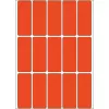 HERMA 2412 20x50 mm -yleistarrat punainen paperi matta käsin kirjoitettava