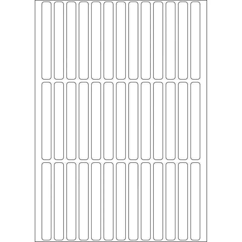 HERMA 6x50 mm -yleistarrat valkoinen paperi matta 1248 kpl