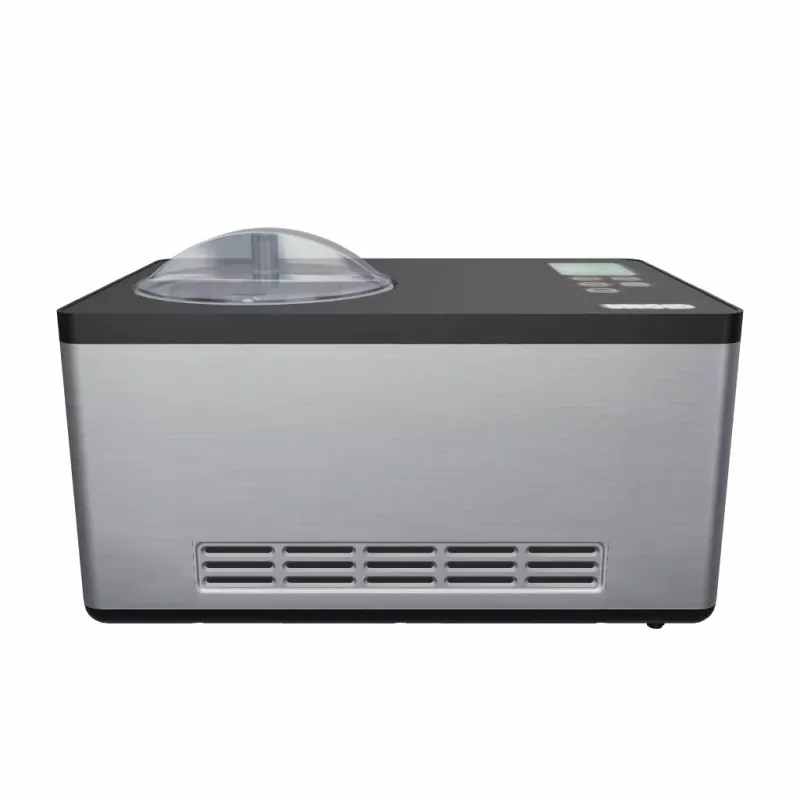 Unold 48845 jäätelökone kompressorijäätelökone 2 L 180 W musta, ruostumaton teräs