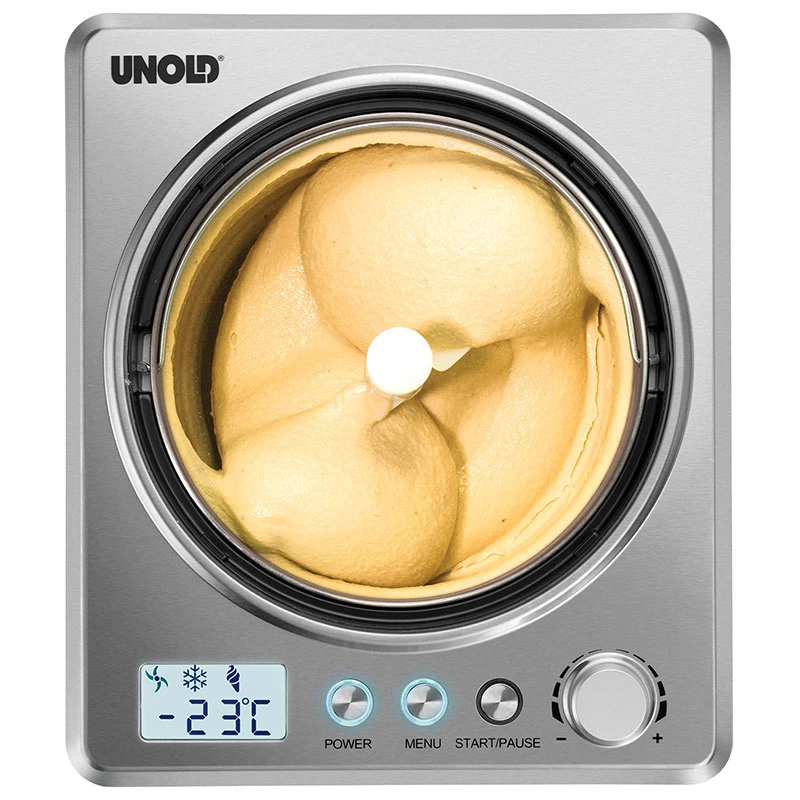 Unold Pro Plus kompressorijäätelökone 2,5 L 250 W ruostumaton teräs