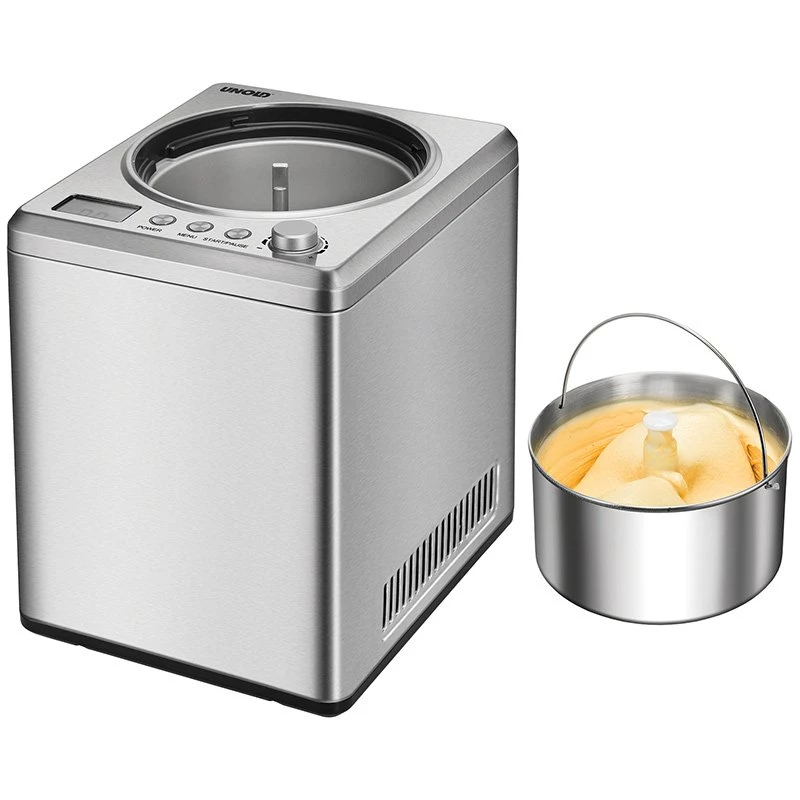 Unold Pro Plus kompressorijäätelökone 2,5 L 250 W ruostumaton teräs
