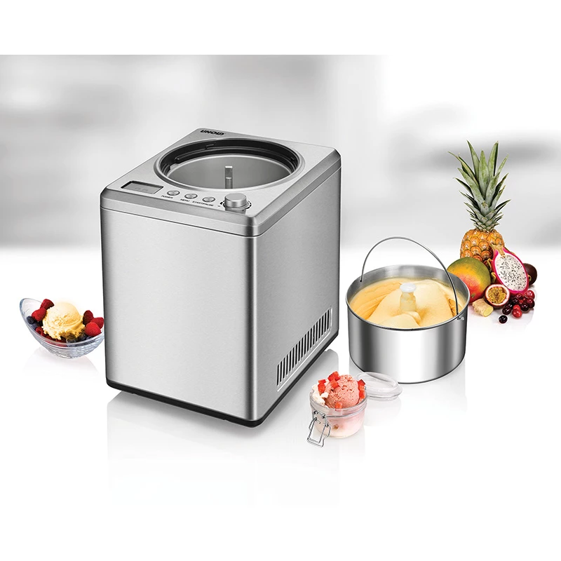 Unold Pro Plus kompressorijäätelökone 2,5 L 250 W ruostumaton teräs