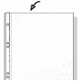 Rexel A6 PP-tasku 80 mikronia ylhäältä avoin kohokuvioitu, A6, läpinäkyvä, 125 mm, 20 mm, 150 mm, 109 g