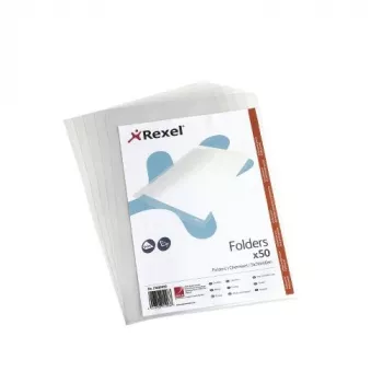 Rexel Crystal L -kansio A4 kirkas (50), 210 x 297 mm (A4), läpinäkyvä, polypropeeni (PP), 221 mm, 312 mm, 15 mm