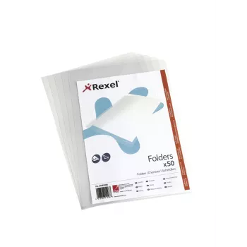 Rexel Crystal L -kansio A4 kirkas (50), 210 x 297 mm (A4), läpinäkyvä, polypropeeni (PP), 221 mm, 312 mm, 15 mm